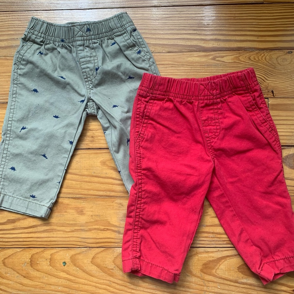 2 Pairs of Carter’s Baby Boy Dress Pants